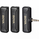 Microfono Inalámbrico Doble Jack 3.5MM BOYA Plug Play