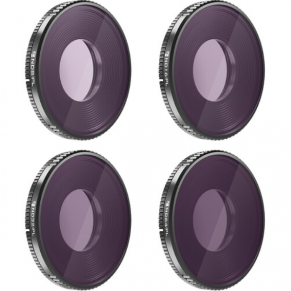 Paquete de Filtros de Lente Freewell Bright Day Nd/pl para Dji Osmo Action 3 (pack 4)  FREEWELL