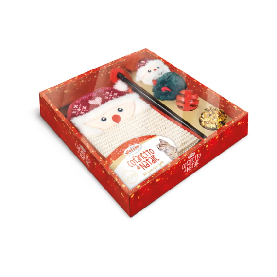 RECORD Gato Caja Regalo con Rascador