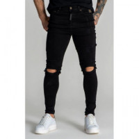 Pantalón Gk Iron Ripped Negro  GIANNIKAVANAGH