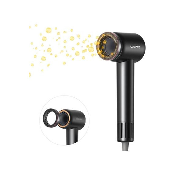Coshare Secador de Pelo Ionico Negro SUPERFLOW1 HD10E 1600W  LALO