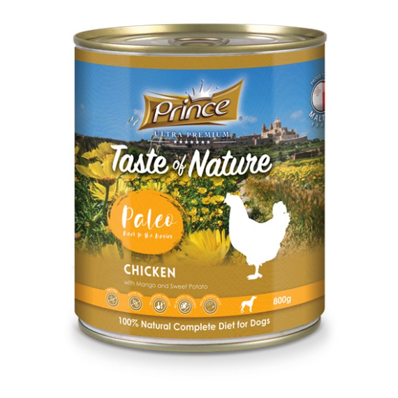 Prince Perro Adulto Pollo Mango Batata Lata 800 Gr  PRINCE/PRINCESS