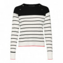 Jerséis y Sudaderas Jersey VERO MODA Alma Snow White Black