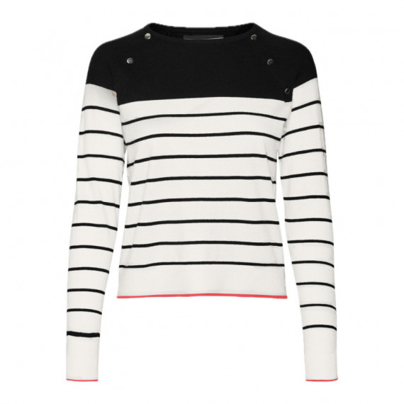 Jerséis y Sudaderas Jersey VERO MODA Alma Snow White Black