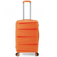 BENZI Maleta con 4 Doble Ruedas 360º ,ligera,tamaño Grande 70CMS Naranja BZ5699NA