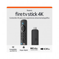 AMAZON Adaptador HDMI Fire TV Stick 4K Wi-fi 6 con Mando Ultra HD