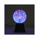 ITOTAL Lampara Bola de Plasma con Gas Azul 6" XL2639