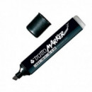 ROTULADOR TRATTO MARKER NEGRO PUNTA BISELADA