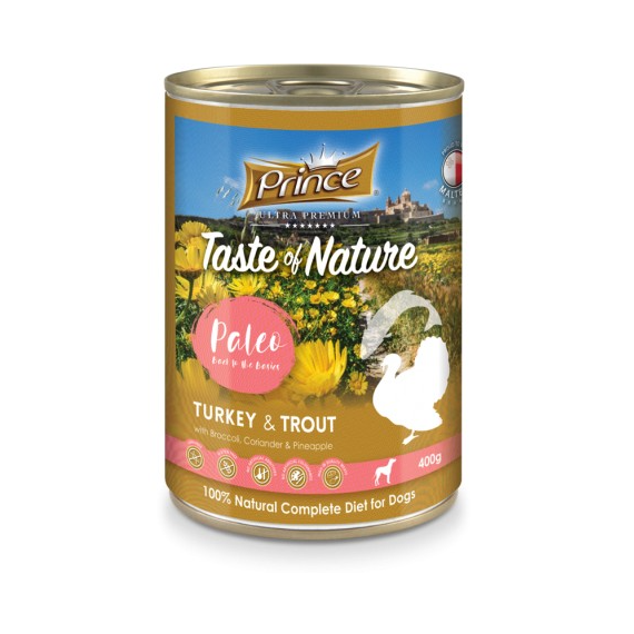 Prince Perro Adulto Pavo y Trucha Lata 800 Gr  PRINCE/PRINCESS
