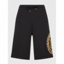 Pantalones Cortos 74MM380 R Tiger Round Gold  JUST CAVALLI