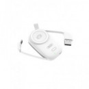 XO Bateria Externa Magenitca PR225 para Iwatch 1200MAH Blanco