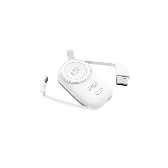 XO Bateria Externa Magenitca PR225 para Iwatch 1200MAH Blanco