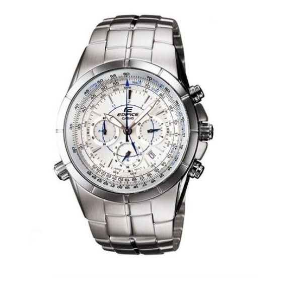 CASIO Cab Crono Acero Esfera Blanca WR100M (4391)