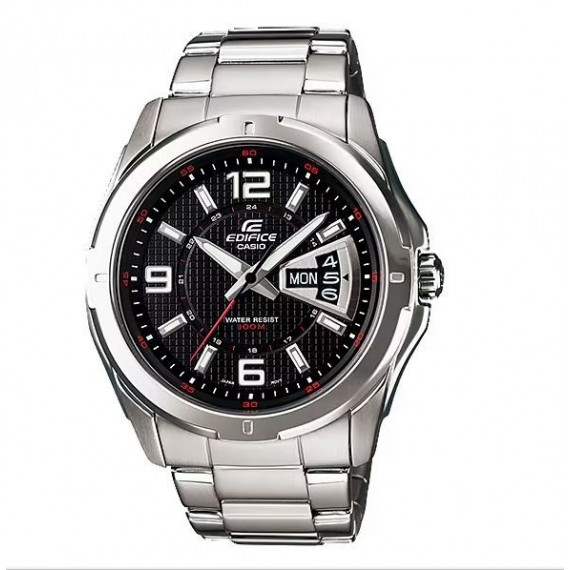 CASIO Ana-digi Acero Esfera Negra Wr 100M (5048)