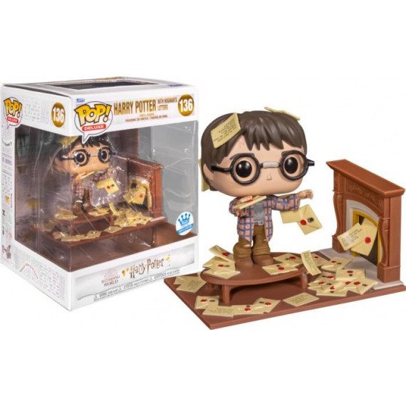 Funko POP Deluxe Harry Potter Anniversary Harry Potter with Hogwarts Letters Exclusive