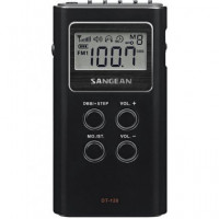 SANGEAN Radio Digital Am/fm DT-120 Negra Funcion Sleep