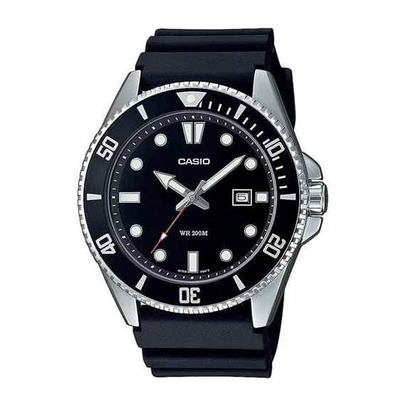 CASIO Coleccion MDV-107-1A1VEF Reloj Analogico Correa Resina, Pantalla Neon, Cronometro, Fecha, Alar