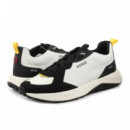 Sneaker HUGO Blanco Negro Logo