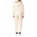 Sudadera GUESS Crema Logos Banda