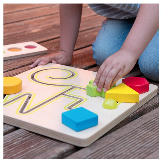Juego Didáctico de Deslizamiento de Formas  ANDREU TOYS - Guanxe Atlantic Marketplace