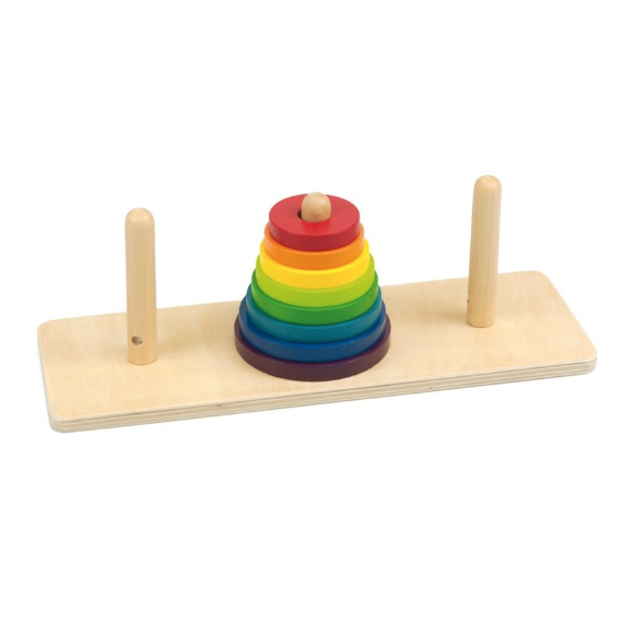 Juego Didáctico Torre de Hanoi  ANDREU TOYS