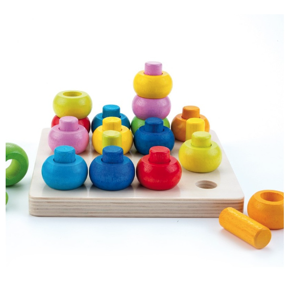 Juego Didáctico Apilamiento de Cuentas  ANDREU TOYS