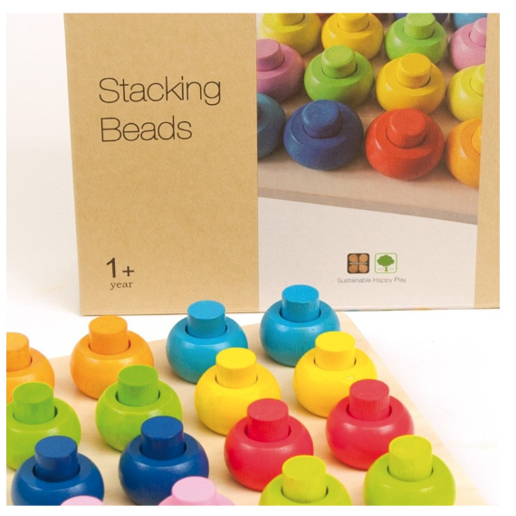 Juego Didáctico Apilamiento de Cuentas  ANDREU TOYS - Guanxe Atlantic Marketplace