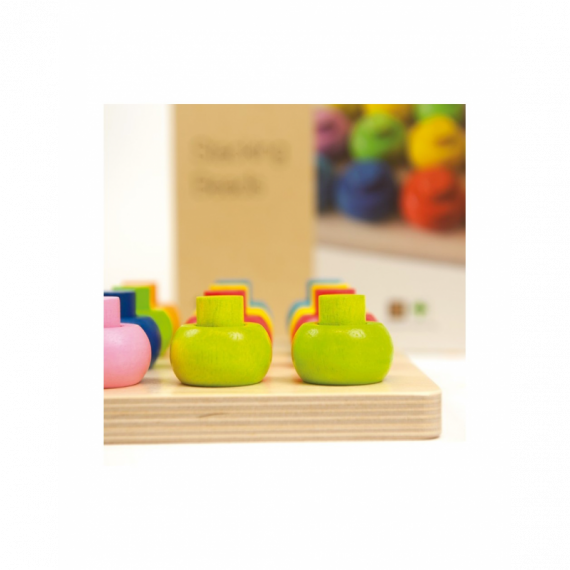 Juego Didáctico Apilamiento de Cuentas  ANDREU TOYS - Guanxe Atlantic Marketplace