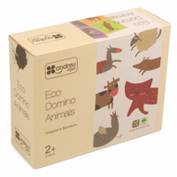 Juego Didáctico Eco-dominó Animales  ANDREU TOYS