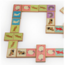 Juego Didáctico Eco-dominó Animales  ANDREU TOYS