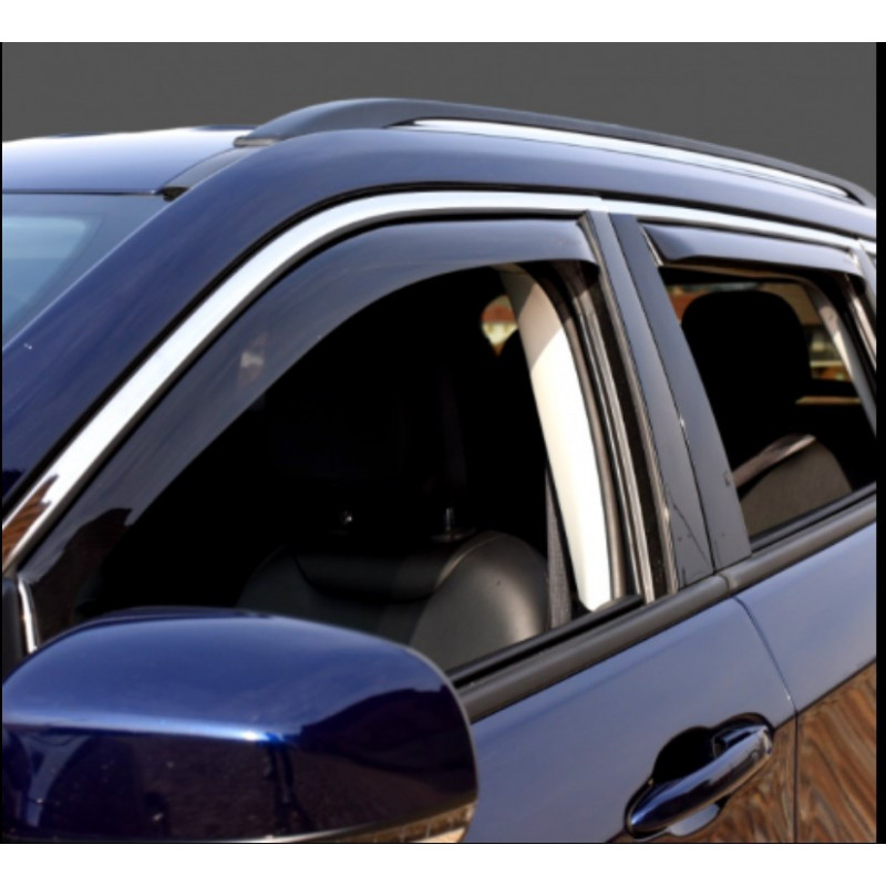 Deflector De Aire Para Autos Car Lux AR03835 - Derivabrisas Deflectores De Aire Cortavientos De Ventanillas Kit Delanteros Y Traseros Para El C4 Picasso A Partir De 2006 Accesorio Coche Citroen C4 2013