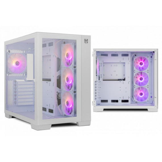 NOX Carcasa ATX Astra White ATX - Micro ATX