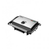 MUVIP Sandwichera Inox Placa Lisa 1500W Regulable MV0251