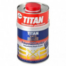 Pintura Titan Yate Marino Esmalte Poliuretano + Acrilico Blanco Satinado 4290 750 Ml