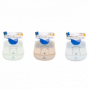 Set 3 Baberos de Silicona Bear Whit Me (verde-gris-azul)  KIKABOO