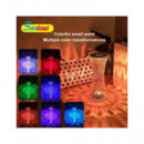 Andowl Lampara Led Tipo Jarron Diseño Cristal Q-TL151 con Mando  AMAZON