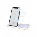 XO 3 en 1 Cargador Inalambrico Qi Dual para Tres Dispositivos Carga Rapida 15W XO-WX023