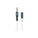 ACCETEL Cable Jack 3.5MM M/H 1.5Mtrs Blanco AU104
