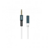 ACCETEL Cable Jack 3.5MM M/H 1.5Mtrs Blanco AU104
