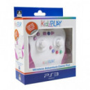 Kidzplay Mando Infantil Wireles Oficial Sony-rosa PS3  SHINE STAR S.A