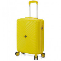 BENZI Maleta con 4 Doble Ruedas 360º ,ligera,tamaño Mediana 60CMS Amarillo BZ5687