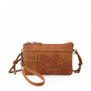 Bolso Mano Triple Marron  LOIS