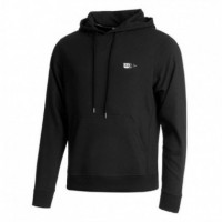 Sudadera Wilson Triblend Hoodie Black  WILSON PADEL