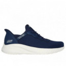Zapatillas SKECHERS Slip Ins Hombre Azul