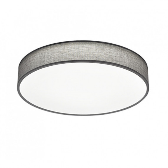 Plafon Trio Lugano 1XLED Tela Gris