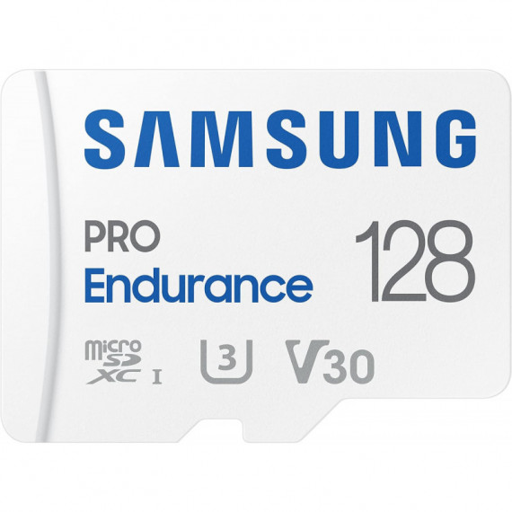 Tarjeta de Memoria Microsdhc SAMSUNG Pro Endurance 128GB Uhs-i V10 Clase 10 con Adaptador