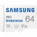 Tarjeta de Memoria Microsdhc SAMSUNG Pro Endurance 64GB Uhs-i V10 Clase 10 con Adaptador