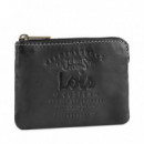 Monedero Massachusetts Negro  LOIS