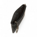 Monedero Massachusetts Negro  LOIS