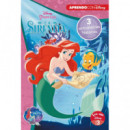 la Sirenita. Tres Entraã±ables Historias (leo con Disney - Nivel 3)